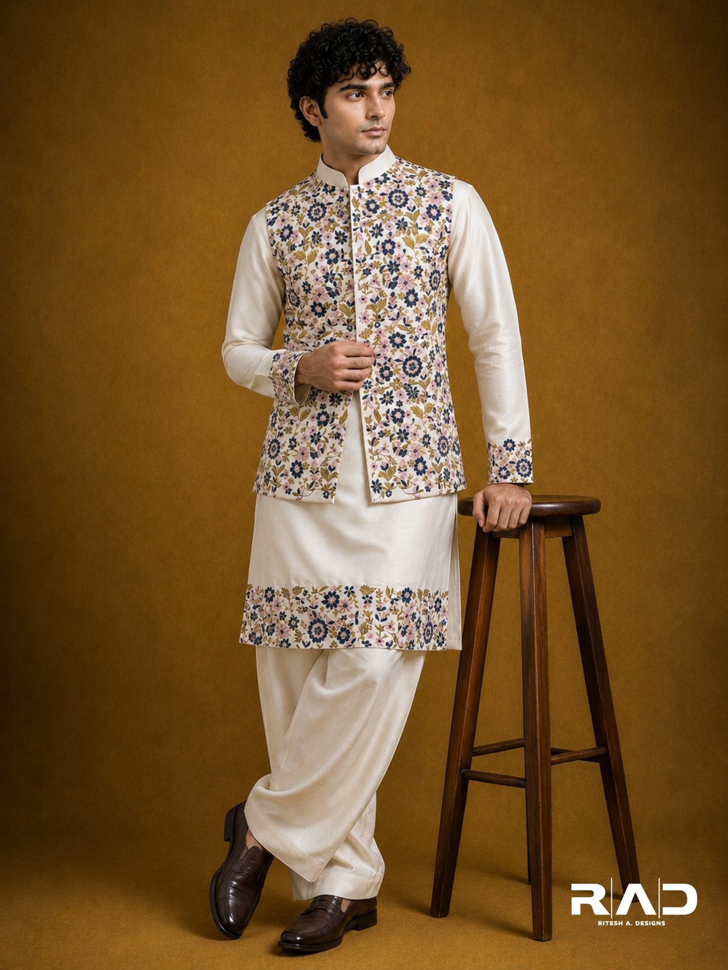 Gulbahar Ivory Bundy Set