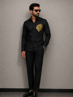 Black Gold Tiger Shirt
