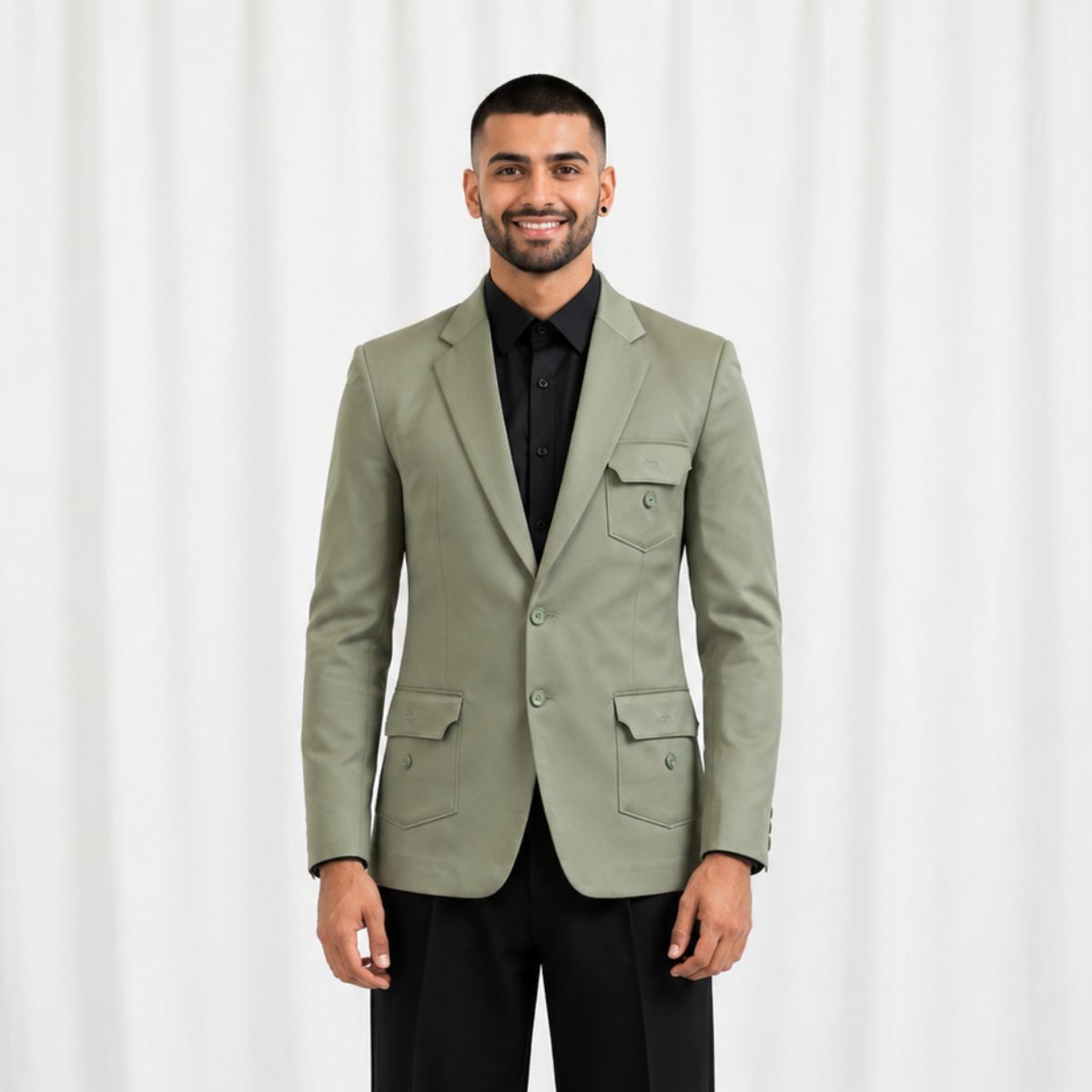 Slate Olive Suit