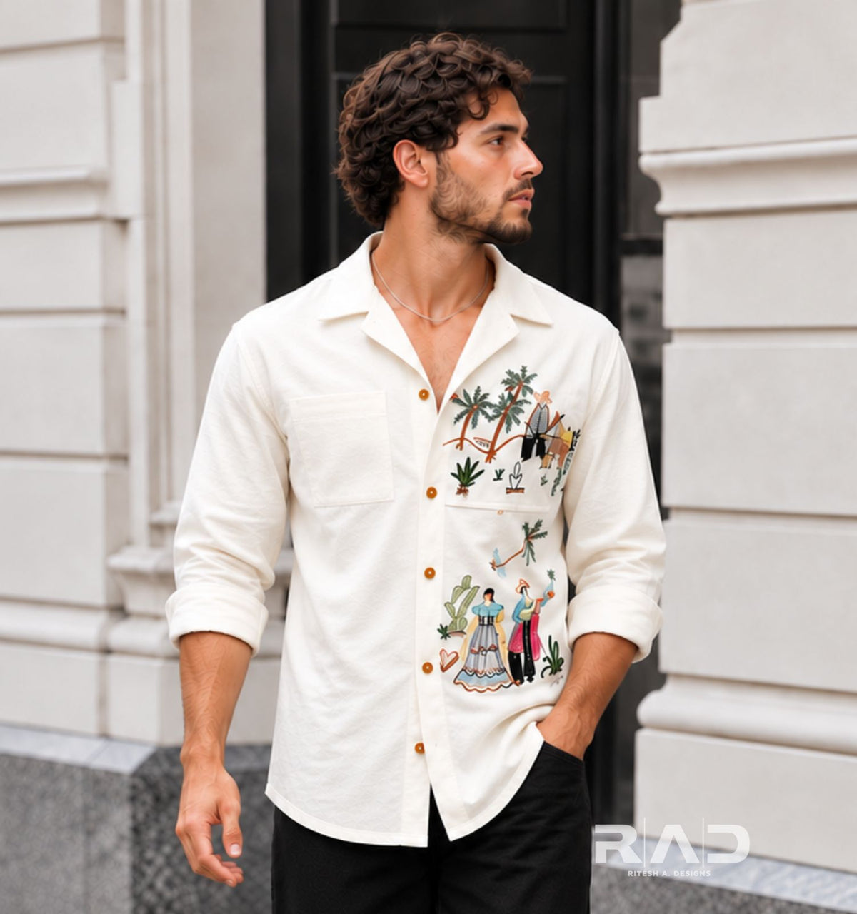 Botanical Story Handwork Shirt