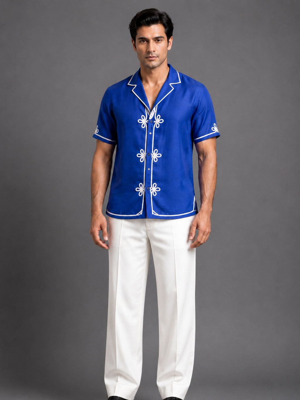 Royal Blue Cord Shirt