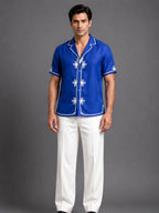 Royal Blue Cord Shirt