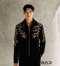 Golden Vines Velvet Zip- Set