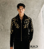 Golden Vines Velvet Zip- Set