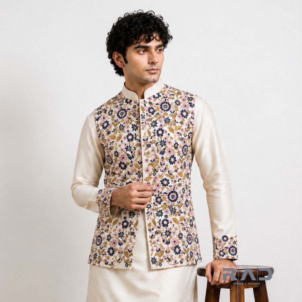 Gulbahar Ivory Bundy Set