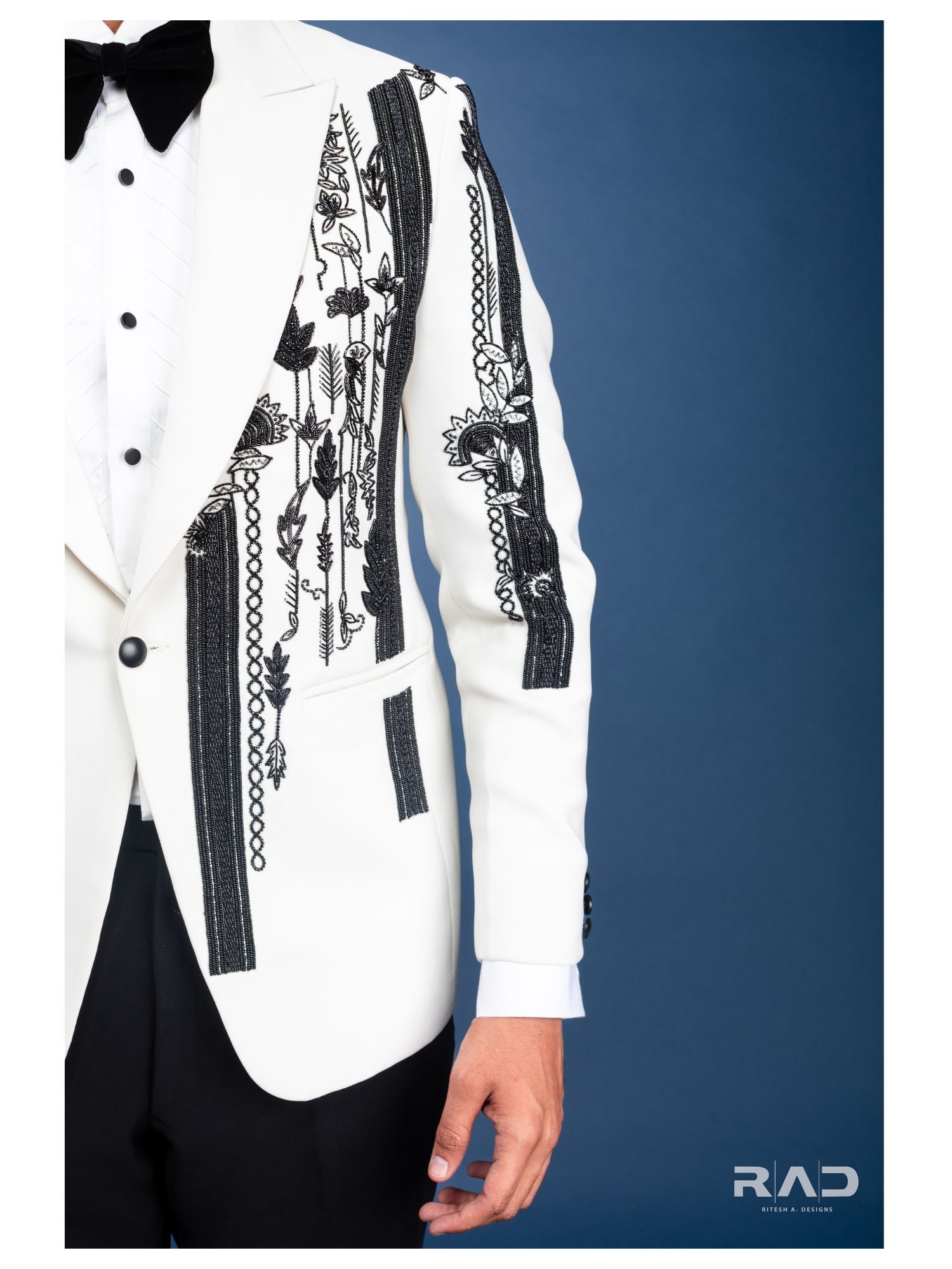 Pearl Prestige Embroidered Blazer