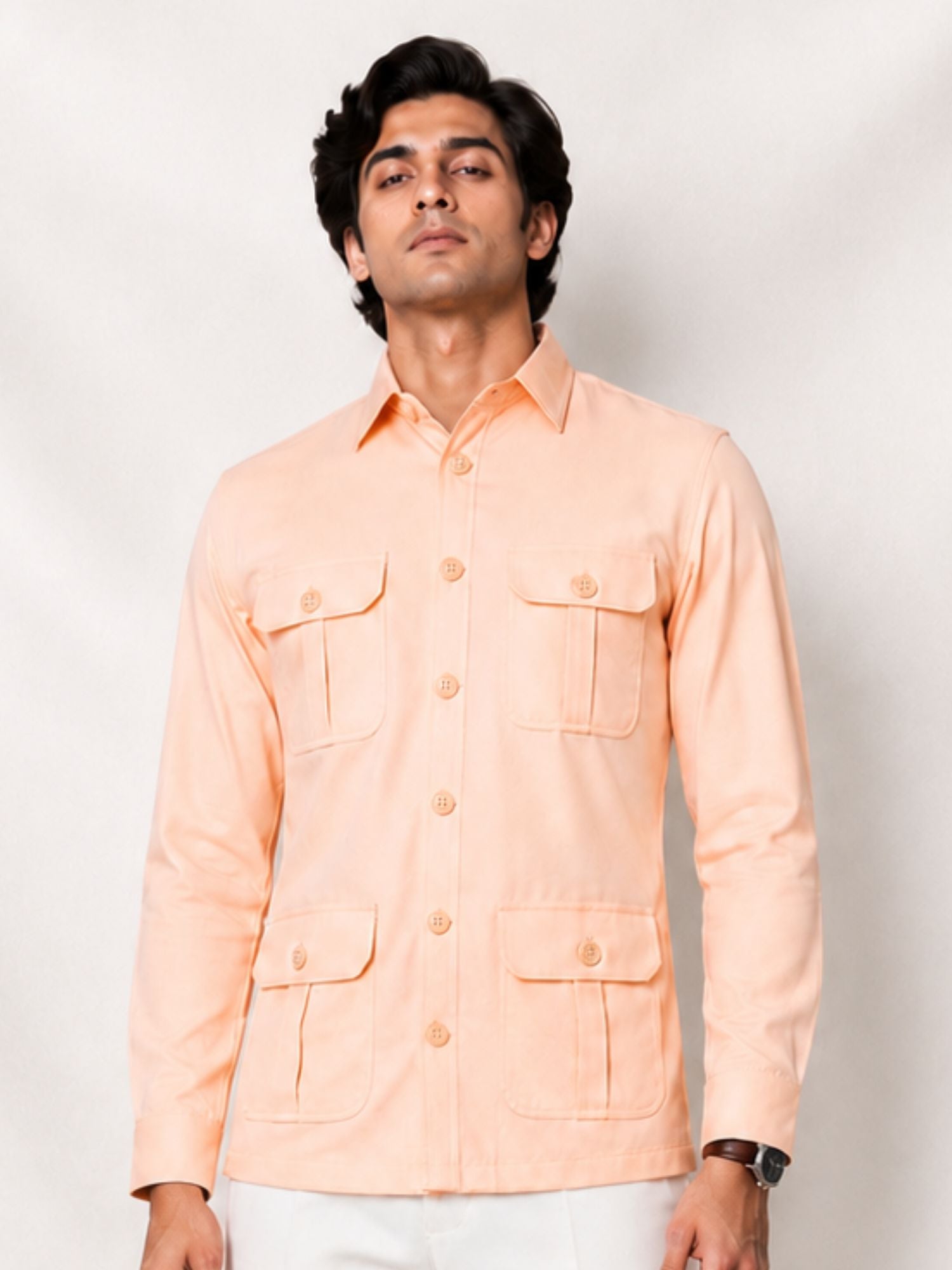 Peach Horizon- Hunter Shirt