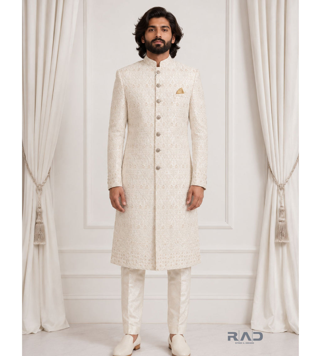 Rajatva Ivory Royal Sherwani