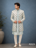 Nawab Ivory Shrug Set