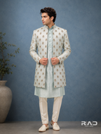 Nawab Ivory Shrug Set