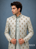 Nawab Ivory Shrug Set