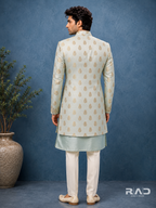 Nawab Ivory Shrug Set