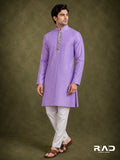 Lavender Luxe Handcrafted Kurta