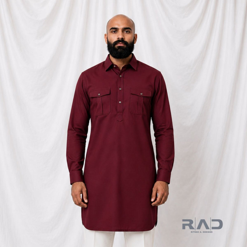 Surkh Raj- Kurta Set