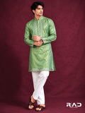 Emerald Mirror Handcrafted Kurta