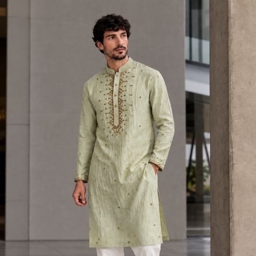 Misty Gold Kurta