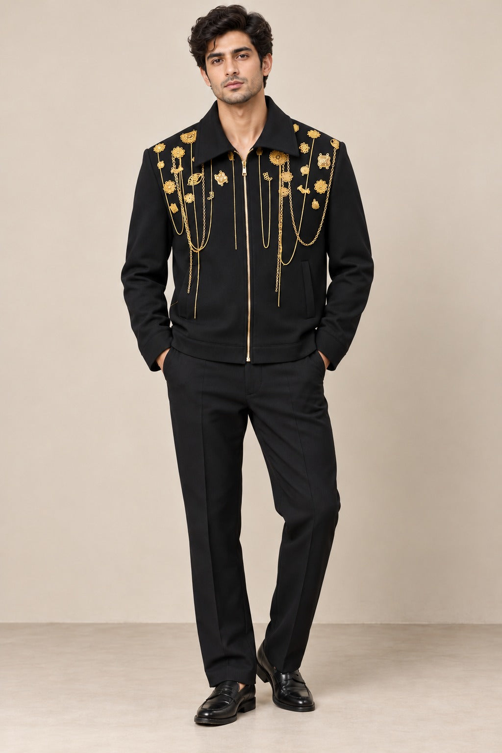 Black Gold Dynasty Jacket