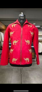 Fuscia Camel jacket
