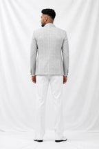 Silver Mirage Jacquard Tuxedo