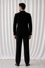 Elite Noir Double-Breasted Tuxedo