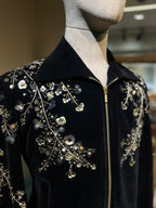 Golden Vines Velvet Zip- Set