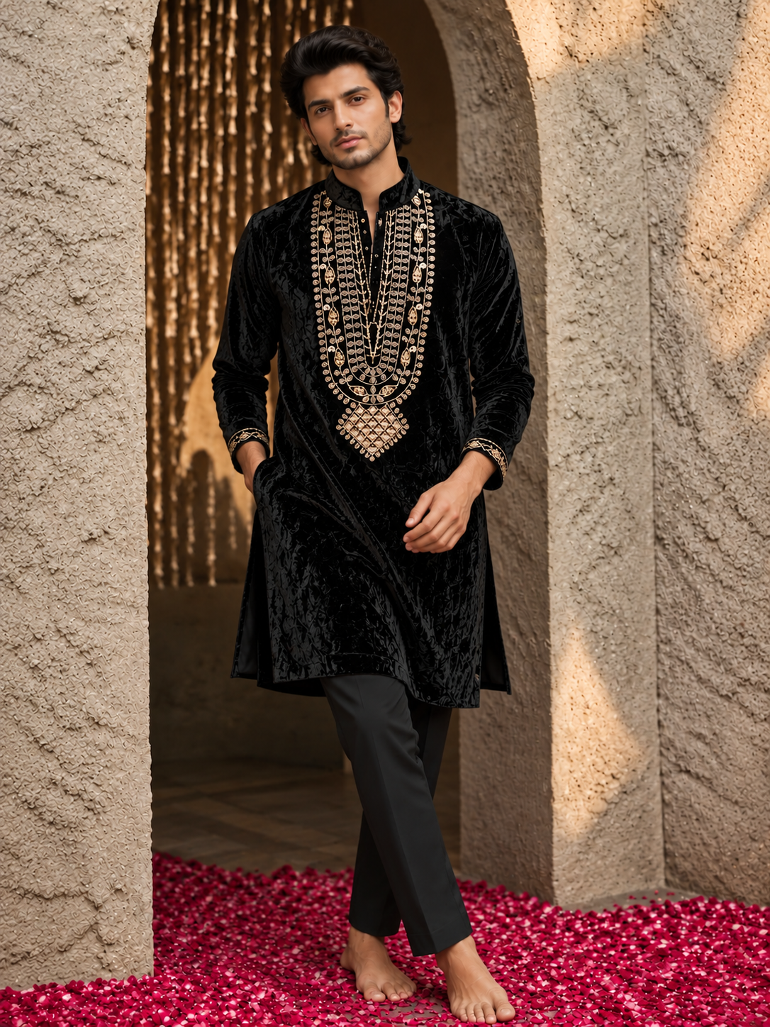 Shahi Zardozi Kurta