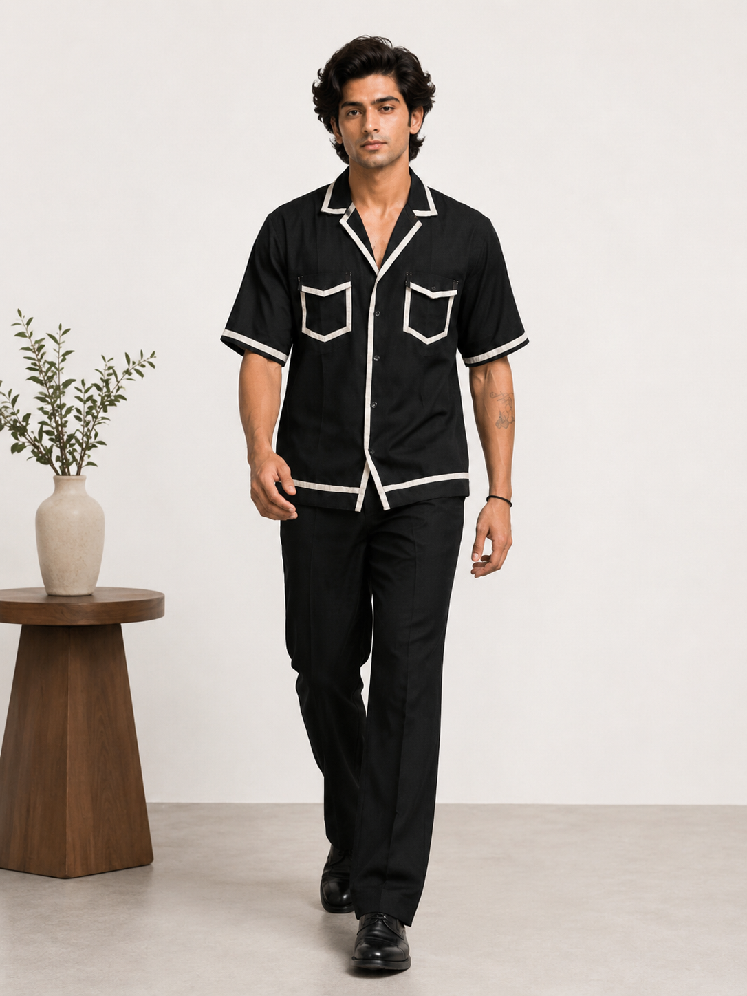 Black & White Resort shirt