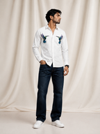 Bird Embroidery Shirt