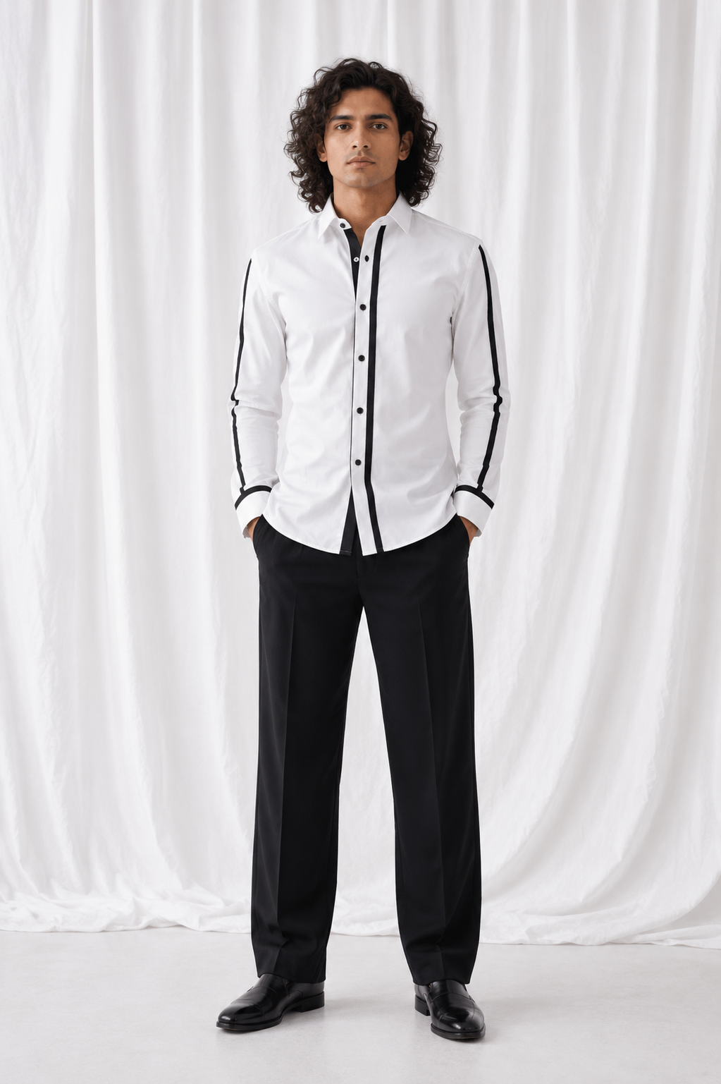 Edge Contrast Shirt