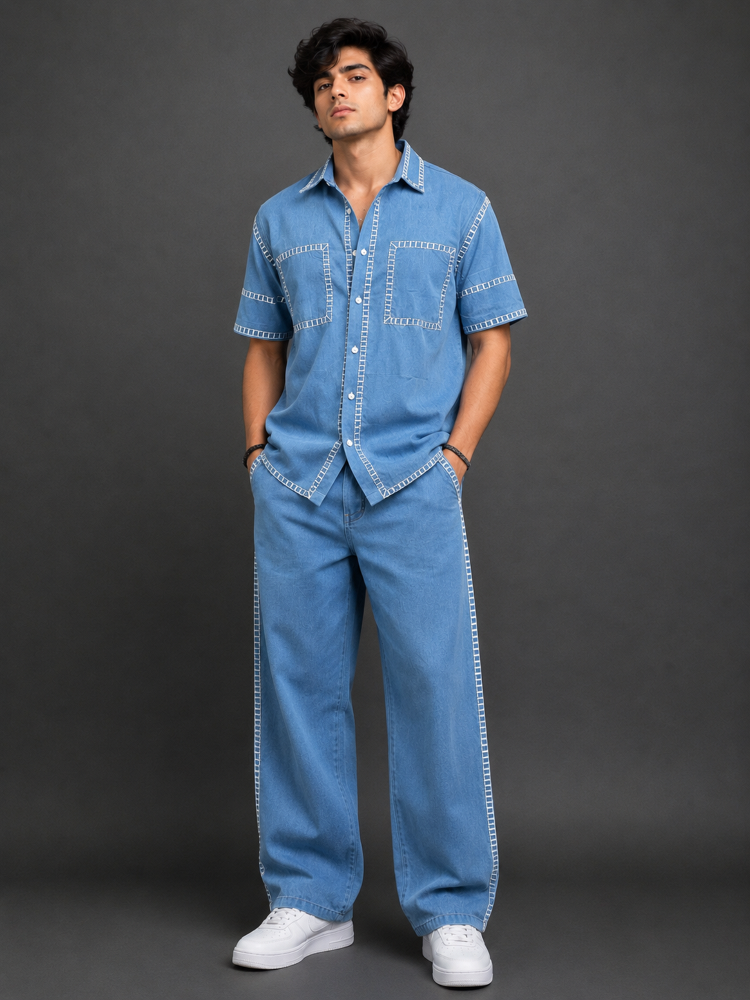 Drift Blue Artisan Denim Shirt