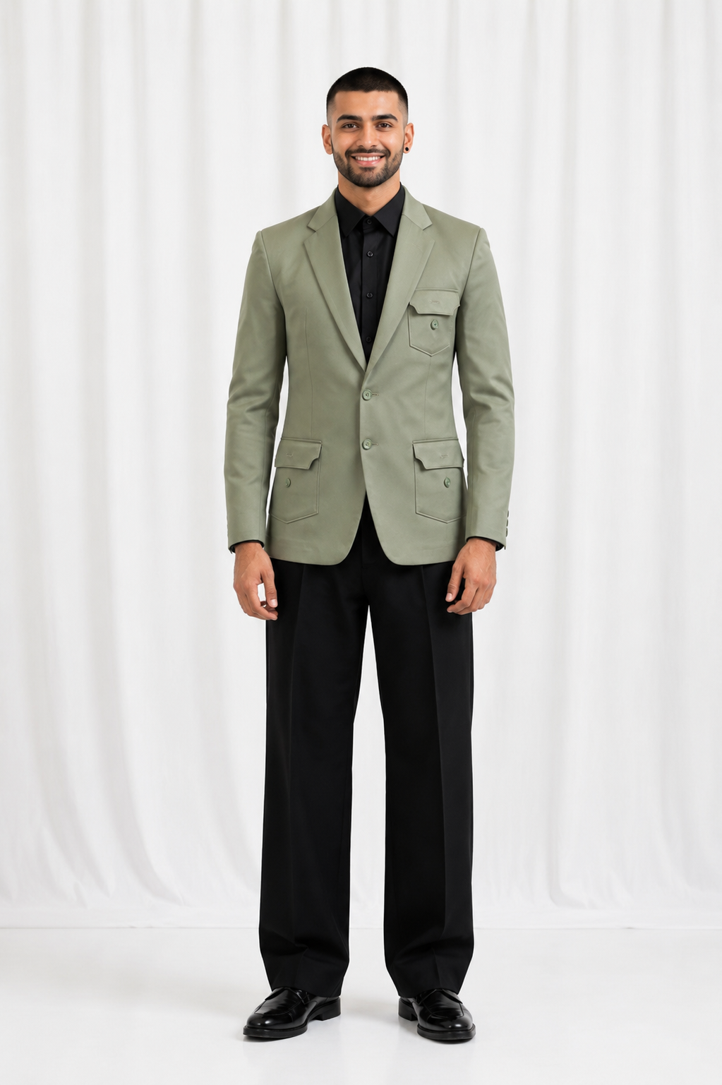 Slate Olive Suit