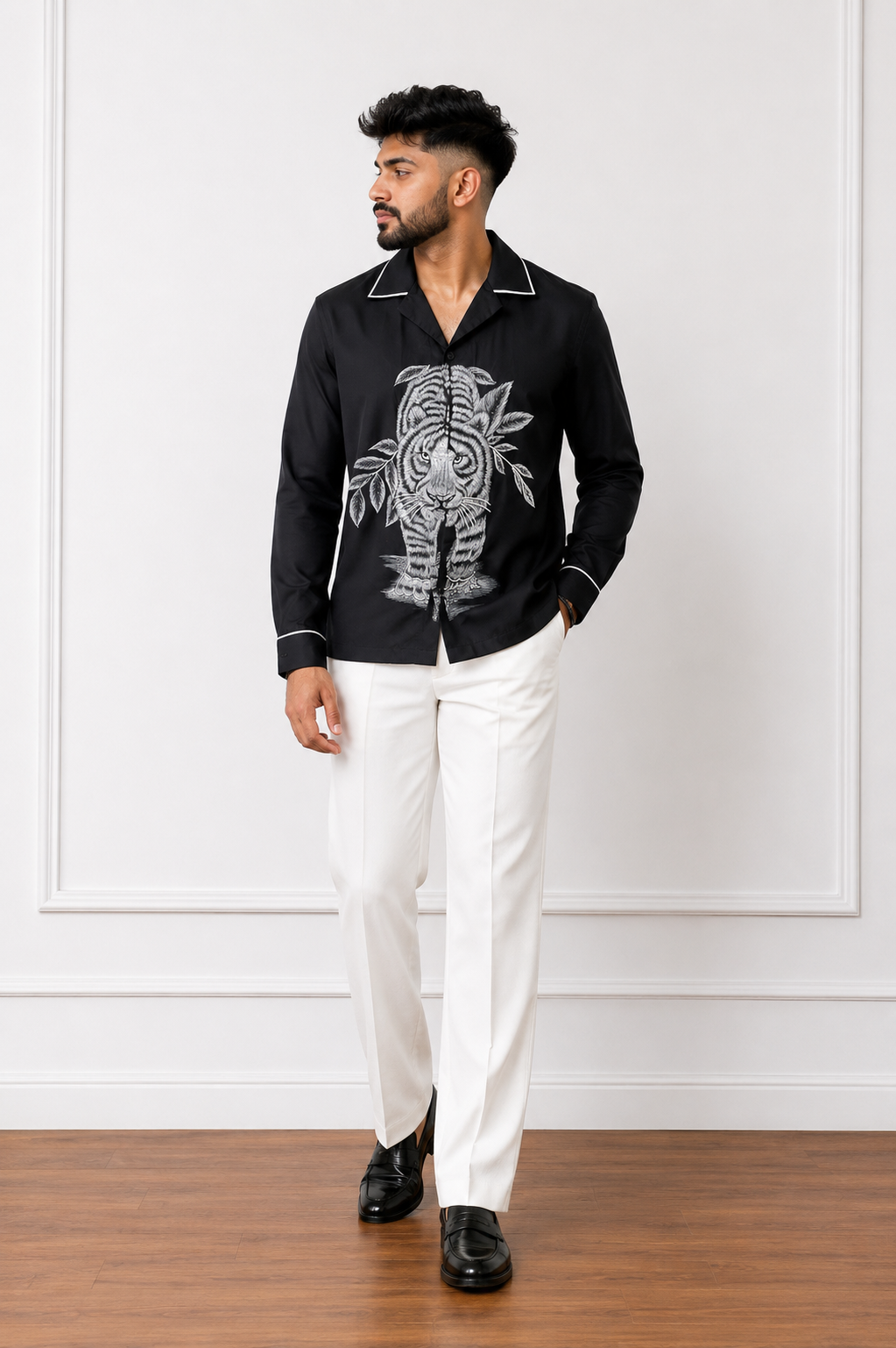 Monochrome Tiger Shirt