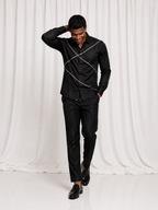 Black X-Line Designer Shirt