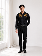 Black Golden Phoenix Shirt