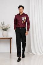 Cat Art Formal Shirt