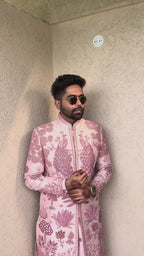 Gulab Mahal Embroidered Sherwani